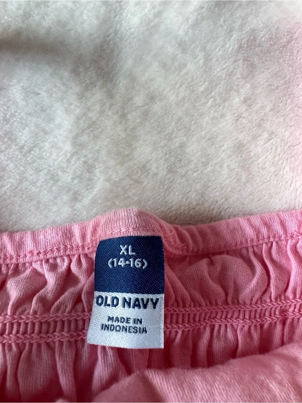 Old Navy Pink Smocked Cotton Romper Shorts